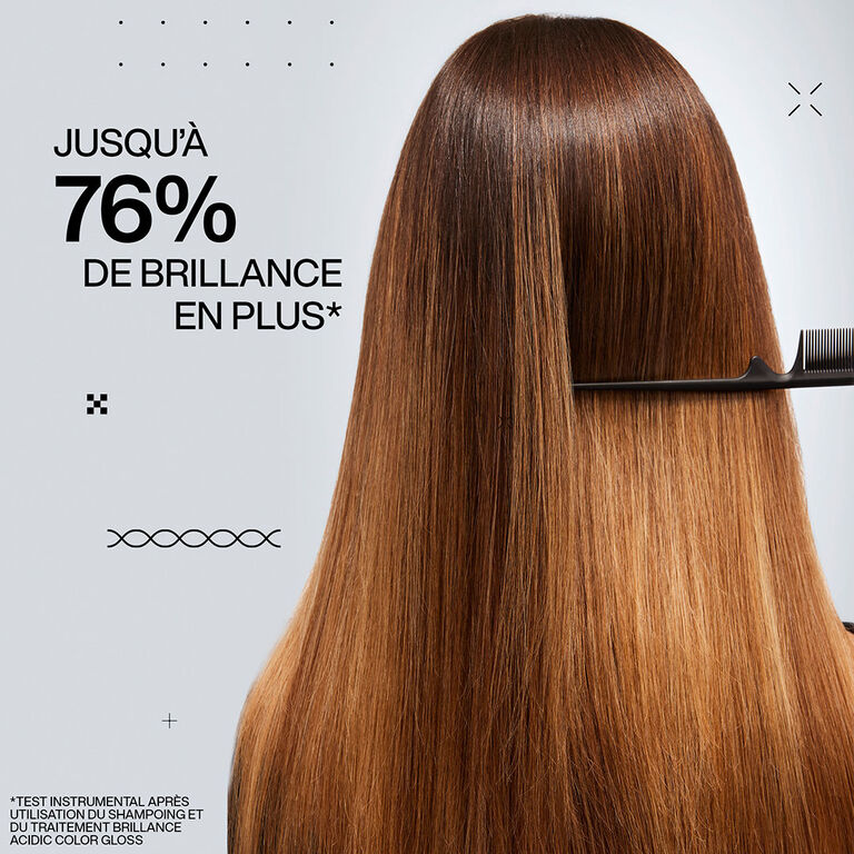 Avant apr&egrave;s Acidic Color Gloss jusqu'&agrave; 76% de brillance en plus*